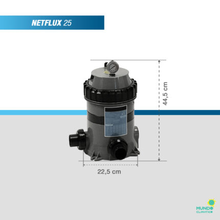 Filtro Cartucho Único - Netflux 25ft2 / 5.5m3/h | PF-NFX025