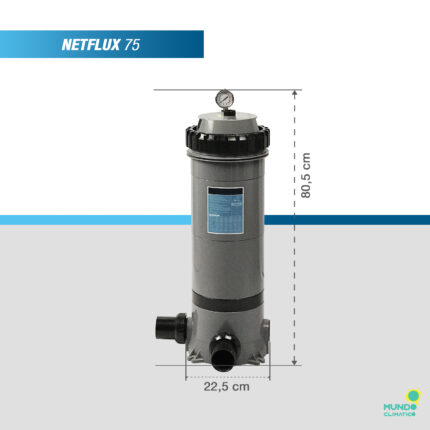 Filtro Cartucho Único - Netflux 75ft2 / 17m3/h | PF-NFX075