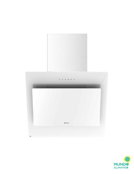 Campana De Pared Inclinada 60 Cm Cristal Blanco | KON608B