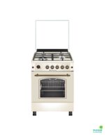 Cocina De Gas Butano 60 Cm Rustica Crema | CONA60BRC