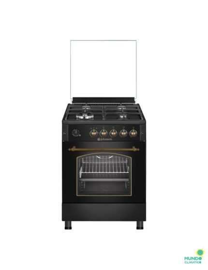 Cocina De Gas Butano 60 Cm Rustica Negra | CONA60BRN